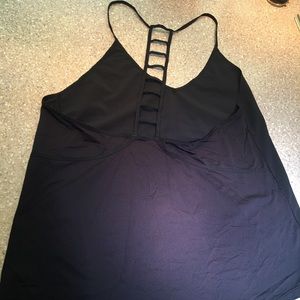 lululemon black singlet sz 6